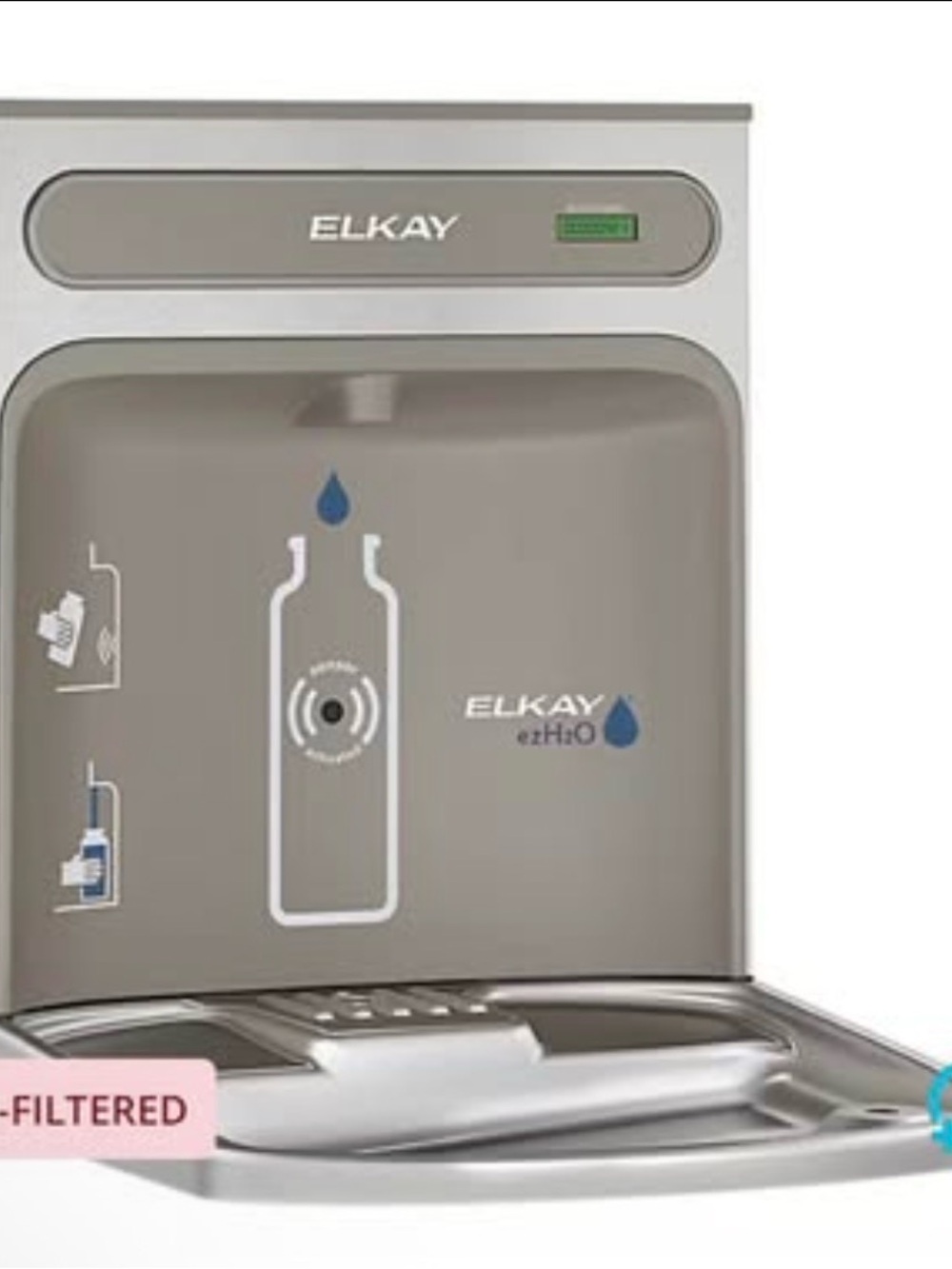 Elkay ezH2O Surface-Mount Bottle Filling Station Model EZWSR